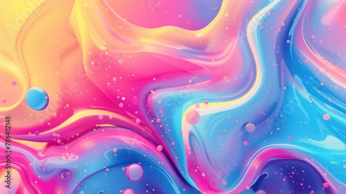 background gradient full color type  3D  geometric  wave  liquid suitable for digital and print