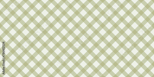 Diagonal green checkered on the white background