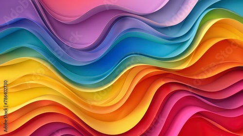 background gradient full color type  3D  geometric  wave  liquid suitable for digital and print