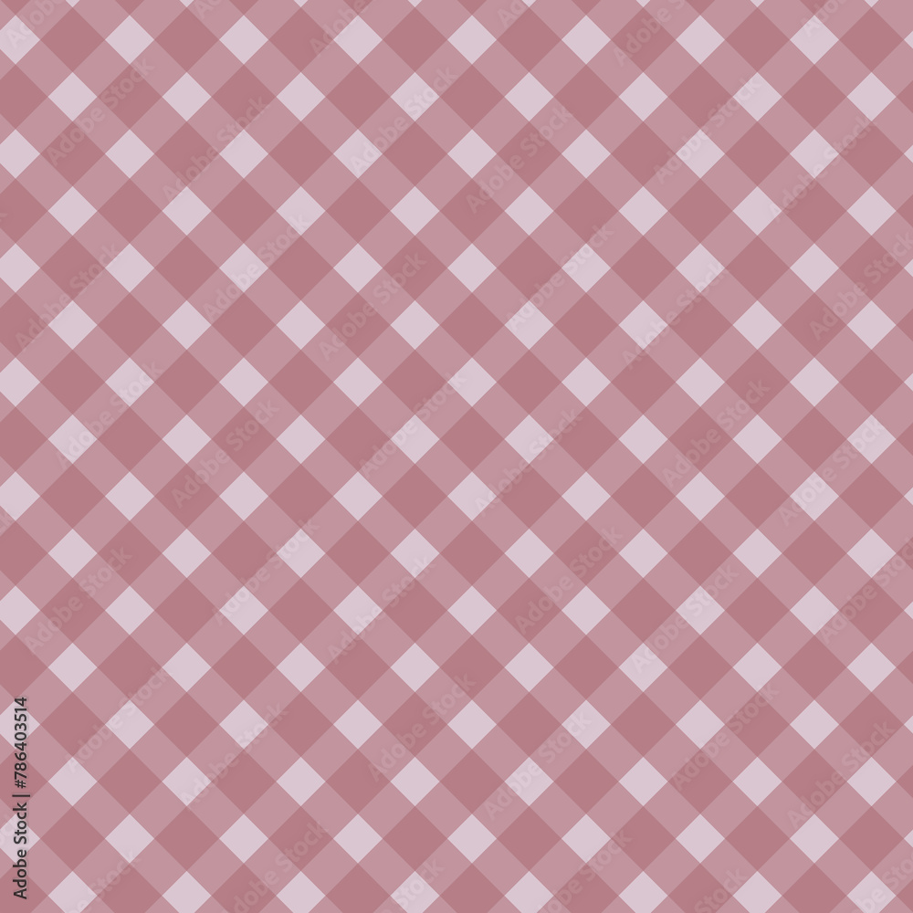 Diagonal pink checkered on the white background Diagonal pink checkered on the white background