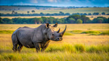 A black rhinoceros
