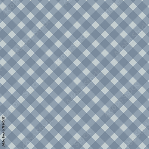 Diagonal blue checkered on the white background