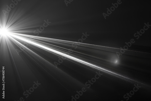 Light flare effect isolated transparent background