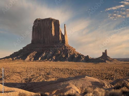 Shiprock New Mexico Southwestern Desert Landscape © D'Arcangelo Stock