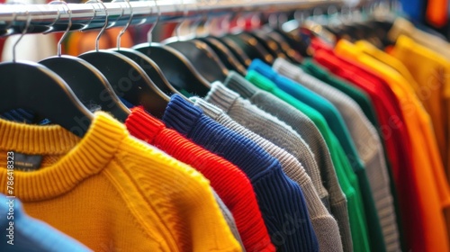Youth Cashmere Sweaters Display. Fashion Forward Selection