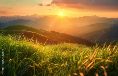 "Majestic Sunrise: Tranquility in Nature's Embrace"