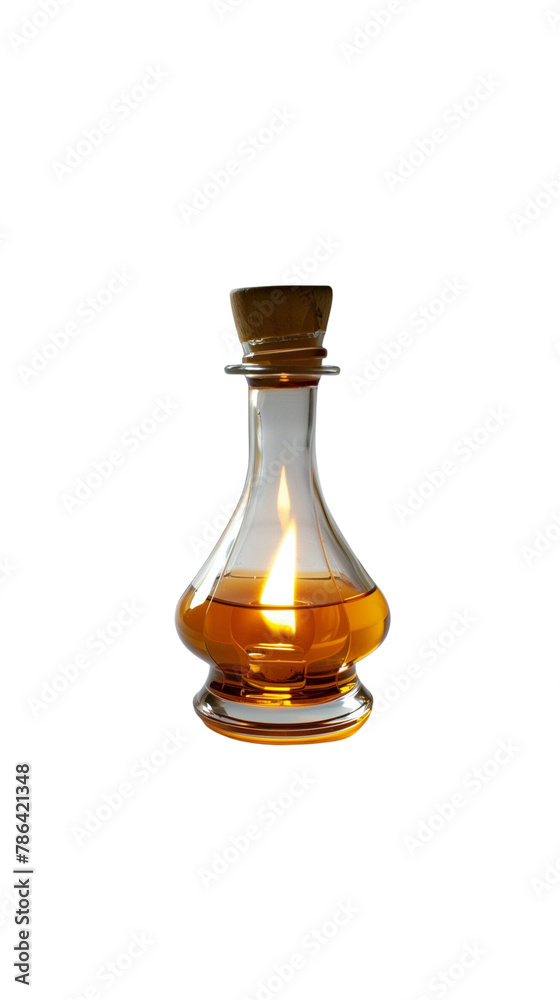Alcohol lamp with light Alcohol lamp with light
