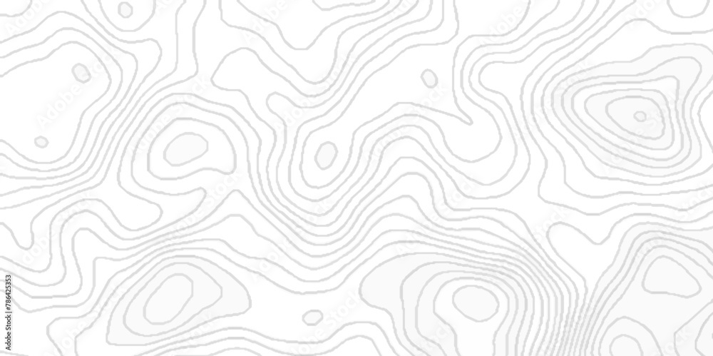 Map on land vector terrain with various geometric lines, abstract stripes map and landscape terrain texture grid, Detailed Contour Topographic Map Of Wild West with modern curved geometric lines.