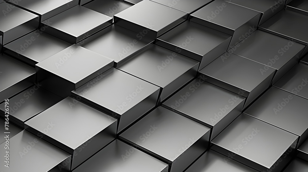 Fototapeta premium Soft Gray Geometric Tessellation with Subtle Gradients Ideal for Professional Backdrops and Minimalist Design Concepts