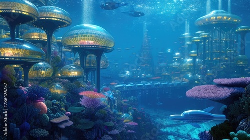 Oceanic Odyssey: Exploring Tomorrow's Cities Below