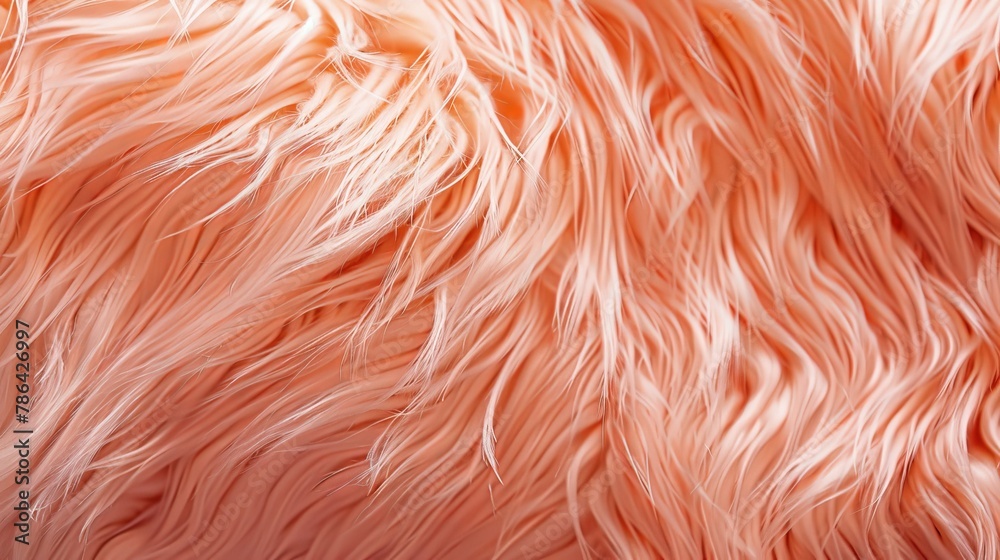 Detailed close up view of soft peach colored fur texture for enhanced search relevance Detailed close up view of soft peach colored fur texture for enhanced search relevance