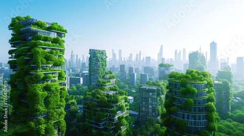 Verdant Skyline  Sustainable Urban Living