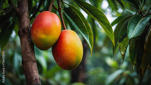mango fruit on the tree