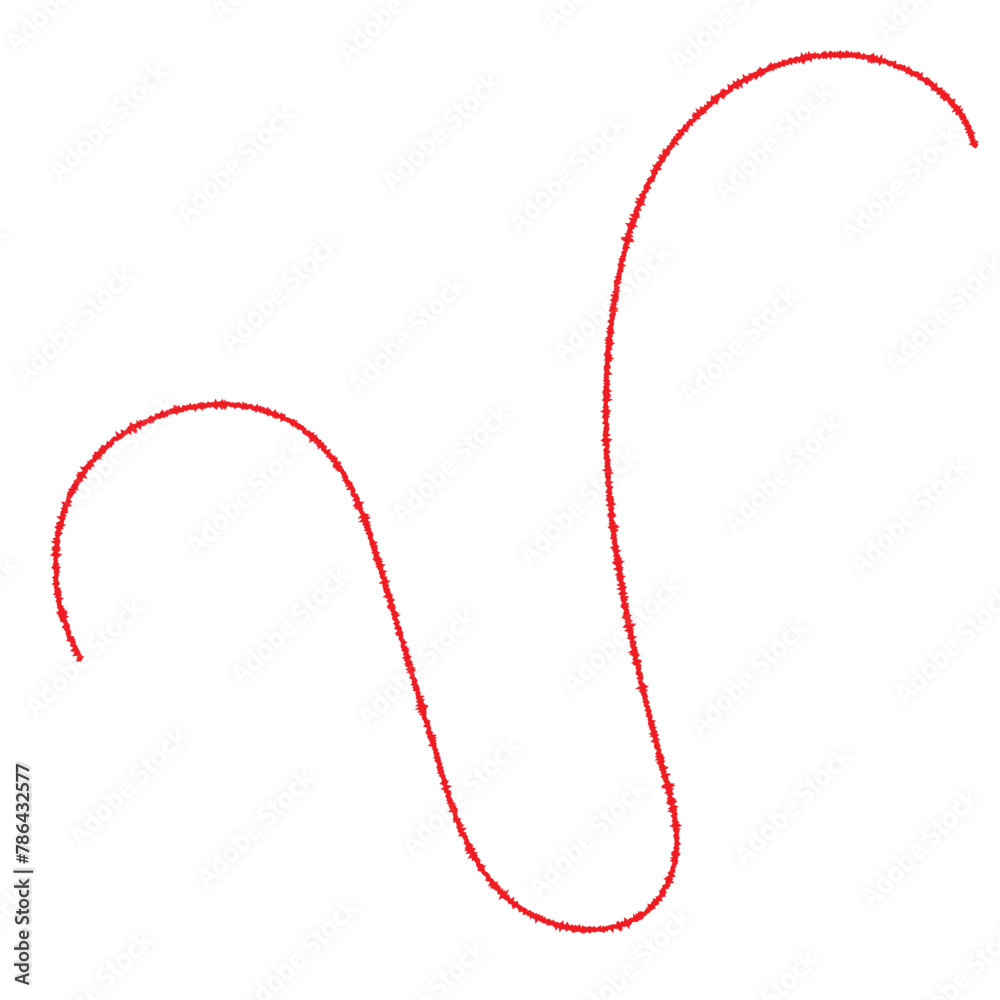 red thread isolated on white background red thread isolated on white background