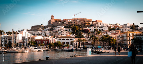 view of the city ibiza 