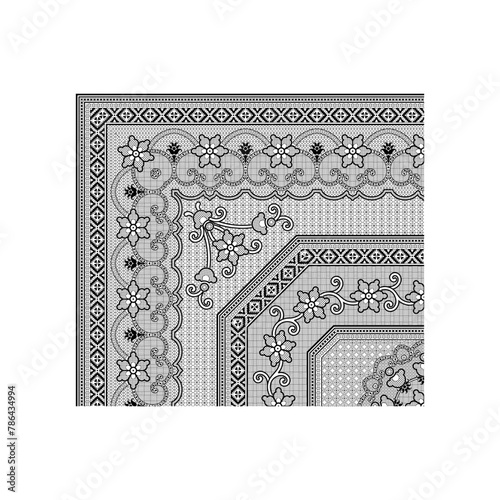 bedsheet design digital art use hand work and digital printing