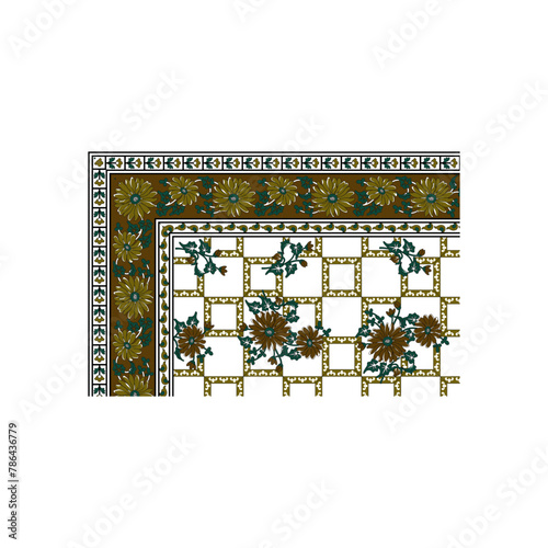 bedsheet design digital art use hand work and digital printing