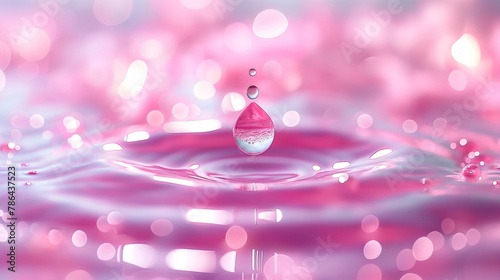 Pink liquid background