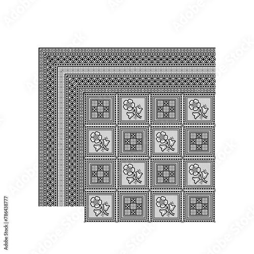 bedsheet design digital art use hand work and digital printing
