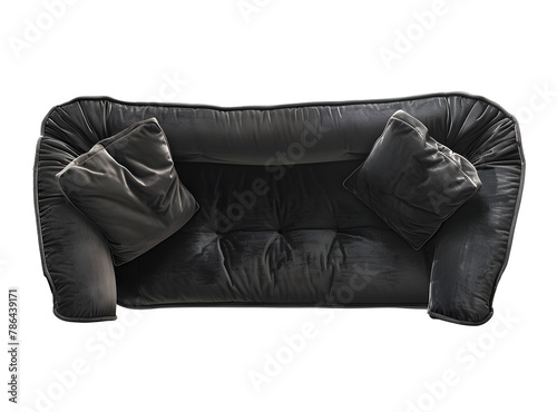 Top view of sofa, transparent image © yichao