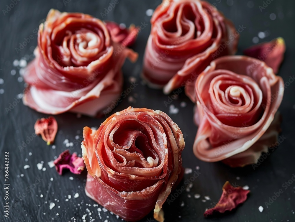 cured meat in roses cured meat in roses