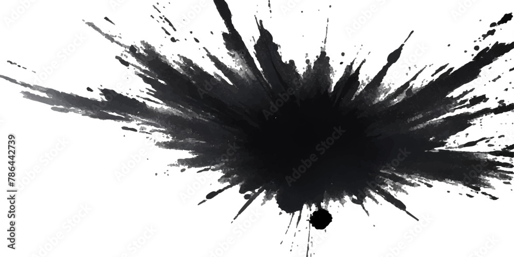 Paint stains black blotch background. Grunge Design Element. Brush Strokes. Vector illustration. splatter, paint, background, abstract, texture, design, watercolor, coffee, paper, isolated, frame Paint stains black blotch background. Grunge Design Element. Brush Strokes. Vector illustration. splatter, paint, background, abstract, texture, design, watercolor, coffee, paper, isolated, frame