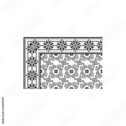 bedsheet design digital art use hand work and digital printing
