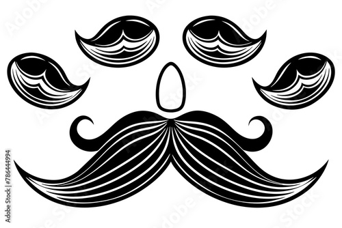 the mustache Vector Illustration