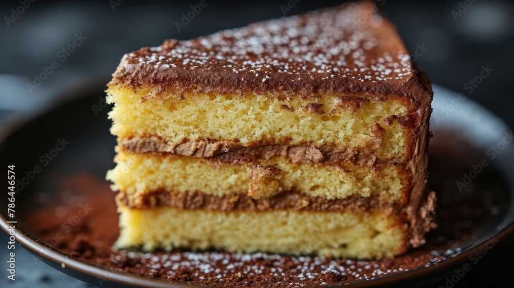 the intricate layers of a decadent layered cake, emphasizing the precision and artistry the intricate layers of a decadent layered cake, emphasizing the precision and artistry