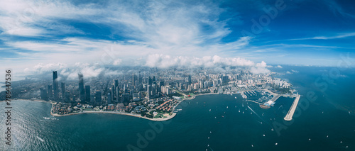 Aerial view of Qingdao, China