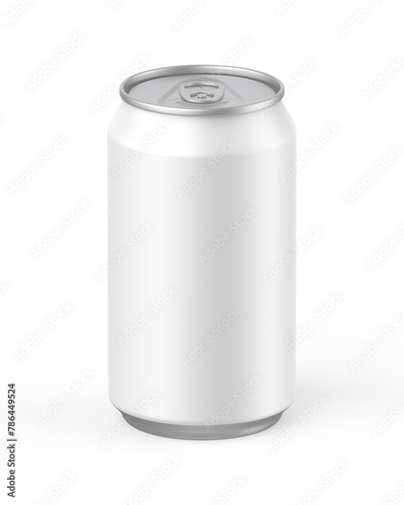 Metallic can mockup for beer, soda, juice, energy drink and sparkling water, packaging template for branding, 3d illustration Metallic can mockup for beer, soda, juice, energy drink and sparkling water, packaging template for branding, 3d illustration