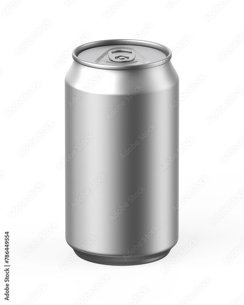 Metallic can mockup for beer, soda, juice, energy drink and sparkling water, packaging template for branding, 3d illustration Metallic can mockup for beer, soda, juice, energy drink and sparkling water, packaging template for branding, 3d illustration