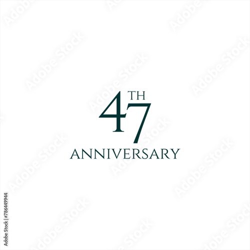 Free Download 47th logo design, 47th anniversary logo design, vector, symbol, icon - GFXLoad
