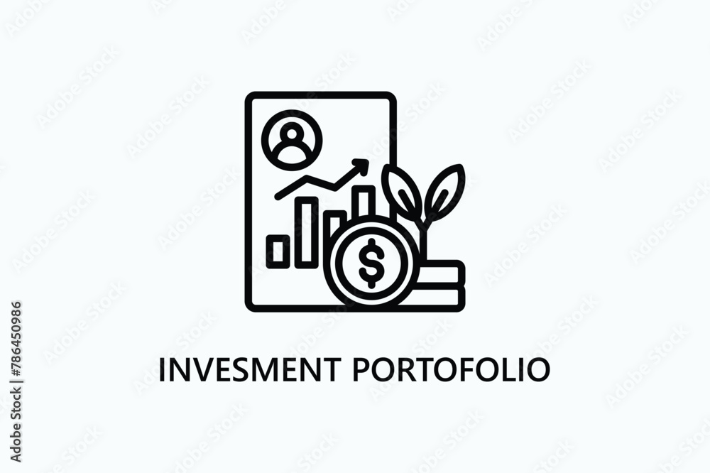 Invesment Portofolio vector, icon or logo sign symbol illustration Invesment Portofolio vector, icon or logo sign symbol illustration
