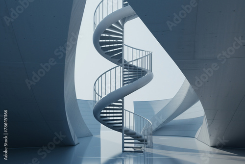 sleek, minimalist composition showcasing the elegance of DNA medical technology with futuristic concepts, emphasizing the sophistication and innovation in modern healthcare.
