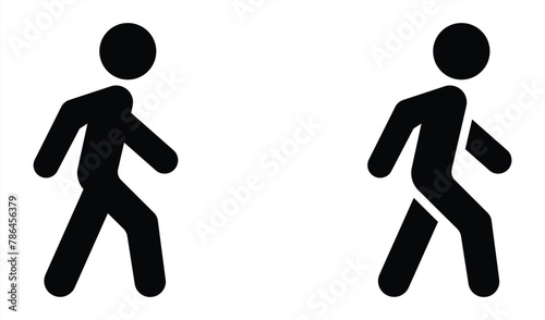 walk icon. simple symbol  walk. walking icon vector illustration