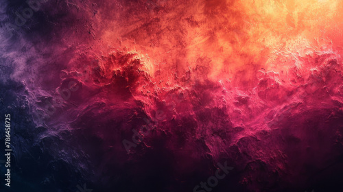 Dramatic wallpaper with a gradient from rich black to fiery crimson © Сергей Шипулин