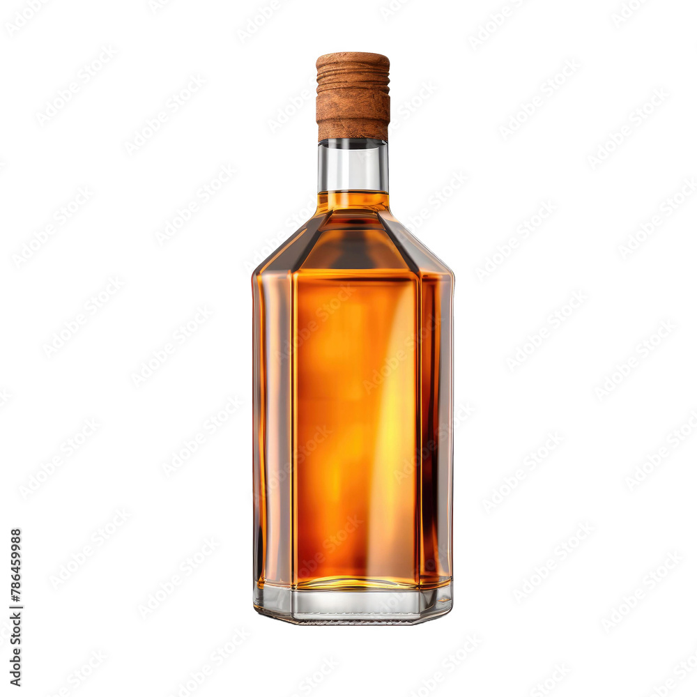 liquor bottle mockup on a transparent background liquor bottle mockup on a transparent background