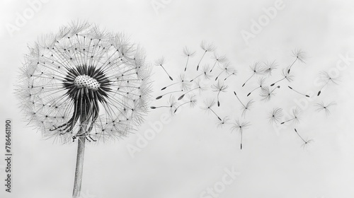The whispering wishes of a dandelion