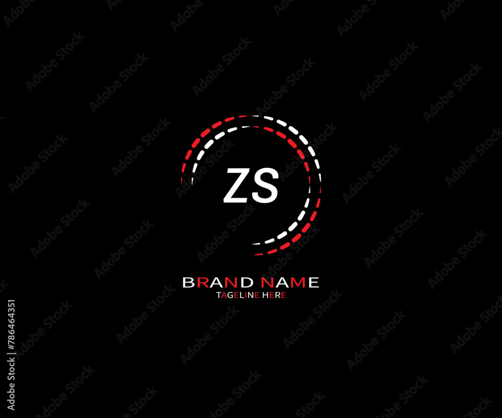 ZS letter logo creative design with vector graphic, ZS simple and modern logo. ZS letter logo creative design with vector graphic, ZS simple and modern logo.