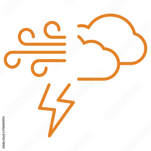 Blustery icon design