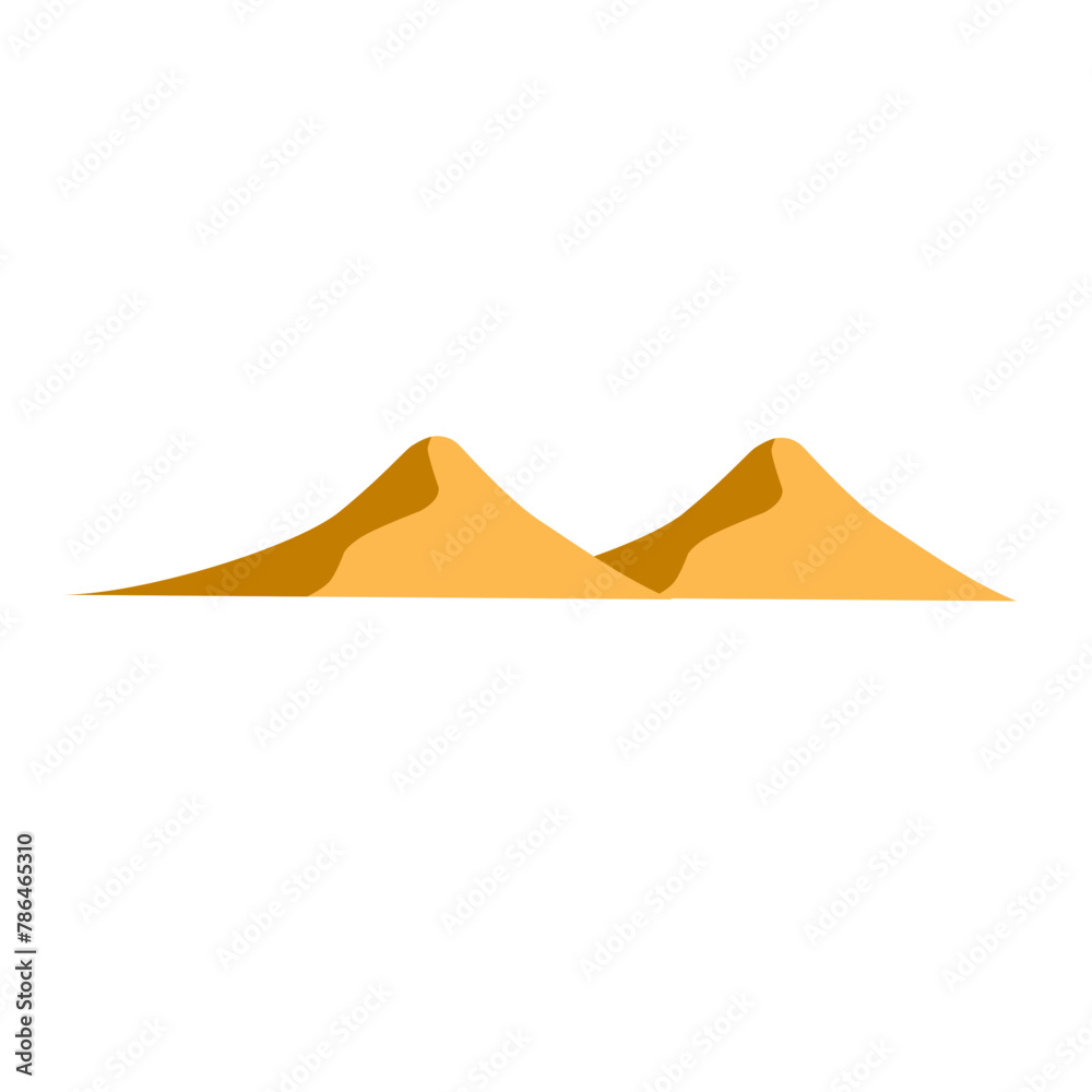 sand dune desert illustration sand dune desert illustration
