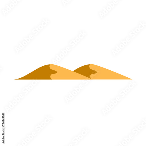 sand dune desert illustration