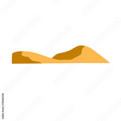 sand dune desert illustration