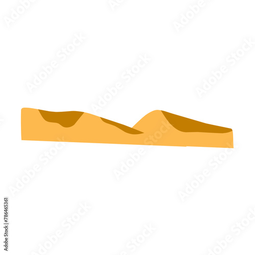 sand dune desert illustration