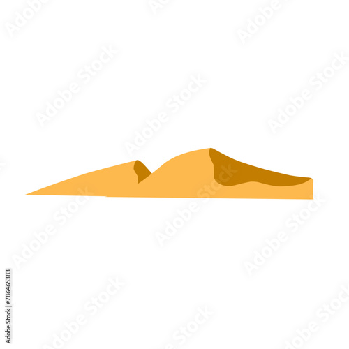 sand dune desert illustration