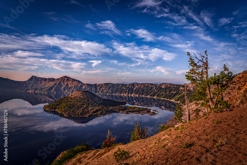 First Light on Wizzard Island photo