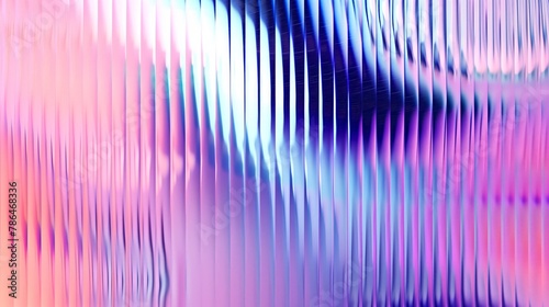 Colorful grainy gradient background template. Trendy ribbed glass effect texture, Abstract background photo