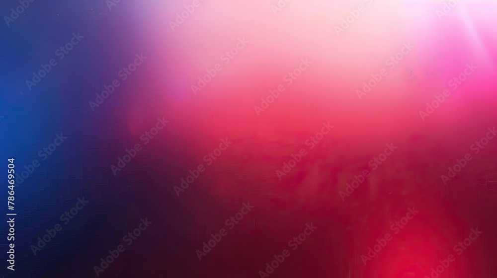 Red and blue hues in a gradient blur