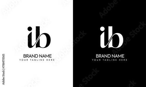 ib logo design, ib logo, ib logo template, letter ib logo, ib icon